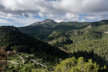 Fototapeta na wymiar Puig de Galatzó, 1.027 m, Puigpunyent, Mallorca, Balearic Islands, Spain