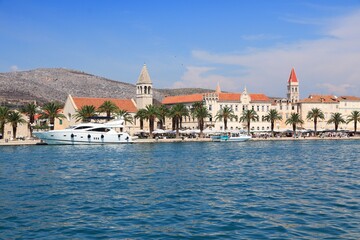 Fototapeta na wymiar Trogir Croatia tourist destination. Landmarks of Croatia.