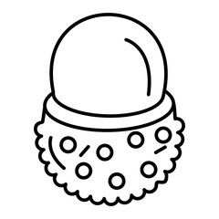 Vector Luchee Outline Icon Design