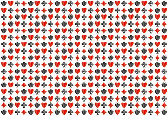 playing cards suit pattern