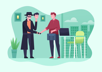 fake disguise, internet fraud, data theft, anonymous hacker