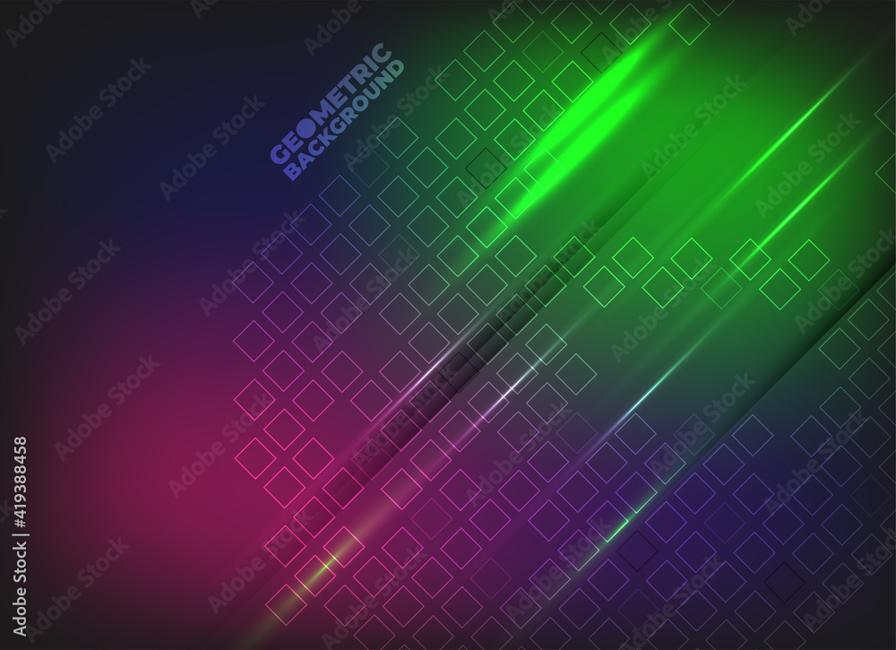 Aufkleber technology background color vector for web and design