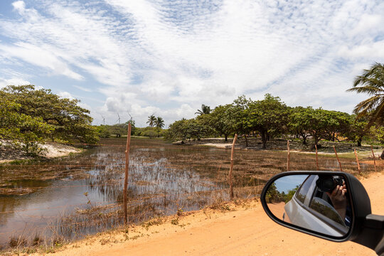 Brazil countryside. Paracuru - Ceara District