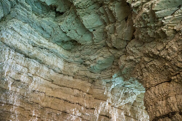 inside a gargano sea cave in Puglia