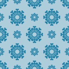 abstract blue seamless pattern design