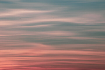 colorful sunset in the sky