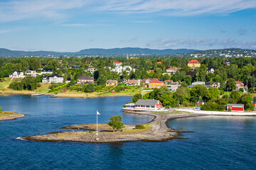 Landschaft am Oslofjord in Norwegen