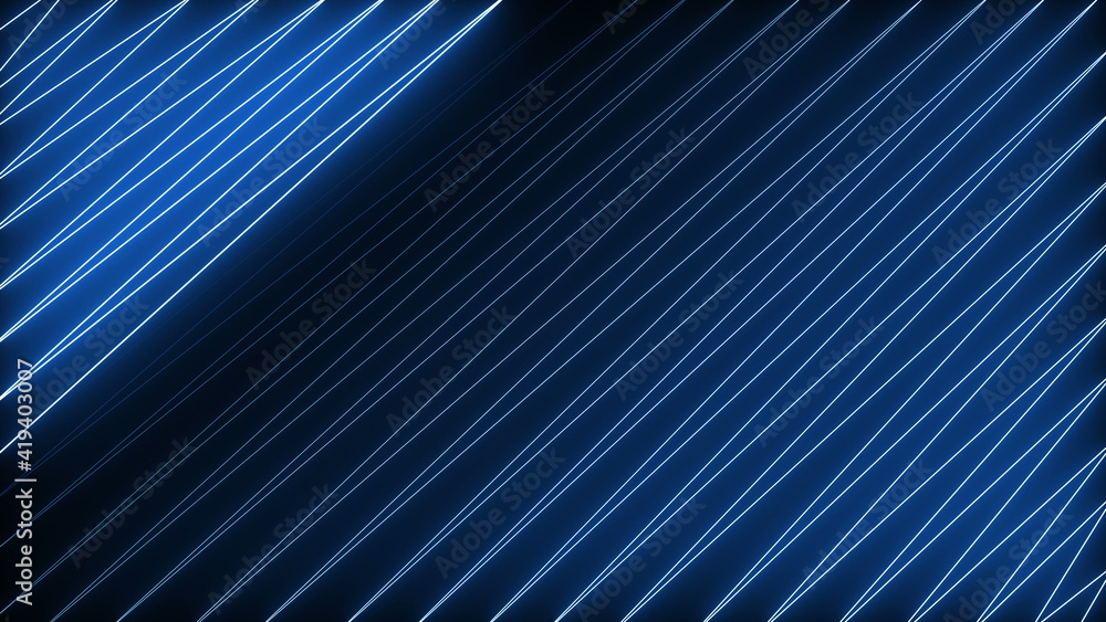 Poster animated zig zag neon light seamless loop modern motion graphics background