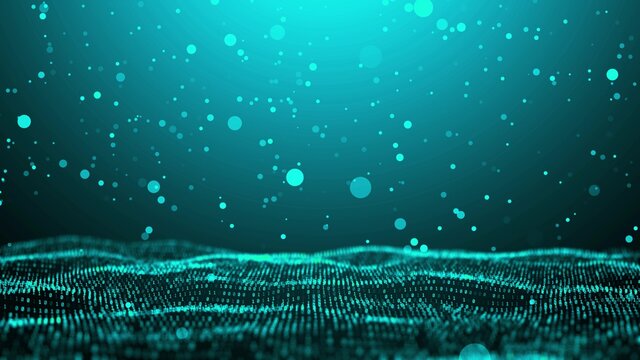 Binary code digital information technology background seamless loop computer generates graphics
