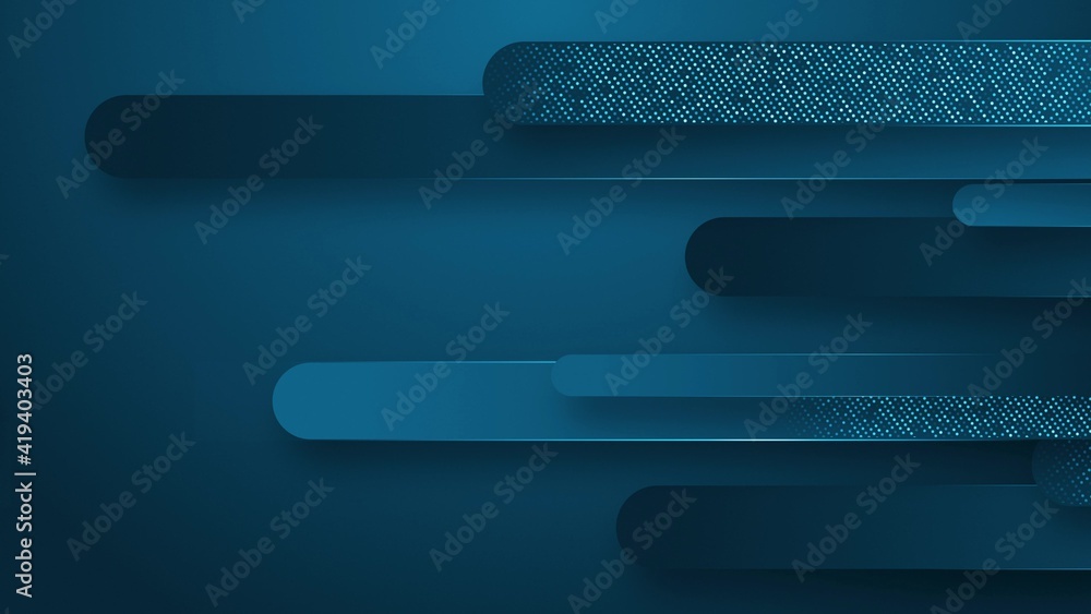 Poster abstract tech geometric blue seamless loop motion graphics luxury business presentation background
