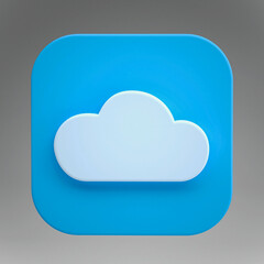 Иконка в 3 d. Погода.