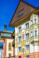 famous old town of Bad Tolz - Bavaria