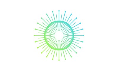 Obraz premium Abstract creative circle element vector design