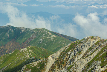 Naklejka premium 駒ケ岳と青空