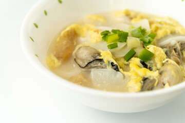Tteokguk, a traditional Korean food eaten on New Year's Day