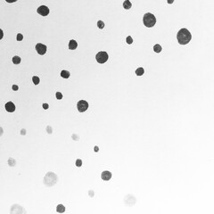 Handwritten Circles. Blot Halftone Grunge