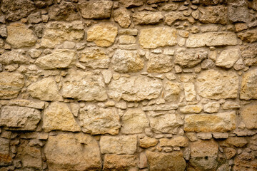 Old wall architectural background texture. Horizontal image.