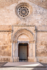 Fototapeta na wymiar Vasto, district of Chieti, Abruzzo, Italy, Europe, facade of the Cathedral of San Giuseppe