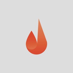 Fire logo icon inspiration vector template