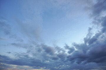 Obraz na płótnie Canvas Dramatic sky background