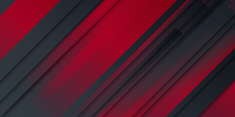 Obraz premium Abstract black red stripes background