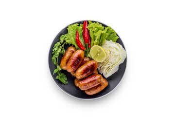 Thai sausage favorite street food