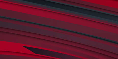 Obraz premium Futuristic technology abstract background with red glowing lines. Red and black grunge material banner design. Corporate concept red black grey contrast background. Vector graphic design 
