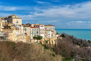 Vasto, district of Chieti, Abruzzo, Italy, view of the village