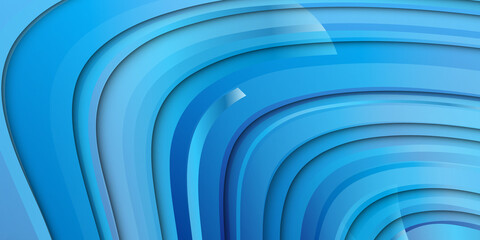 Abstract modern blue 3d vector background for any use in design