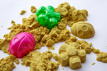 Kinetic Sand Figures Colorful Toys Early Education Preparing for School Development Children Game