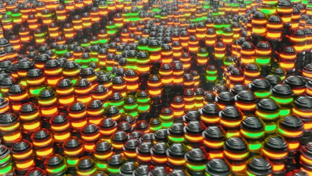 Abstract Colorful Seamless Loop. Production Quality footage in 4k Resolution, ProRes 4444 codec, 30 FPS.