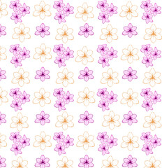 Pattern with flowers, for printing on fabric, paper for scrapbooking, gift wrap and wallpapers.