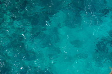 wonderful cristall clear water of the Adria in Polignano a Mare, Puglia