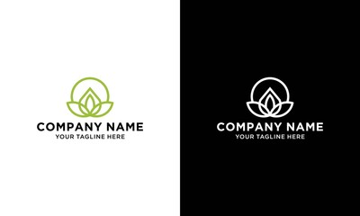 Cannabis Leaf with Oil Logo Template-vector