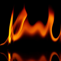 Fire flames