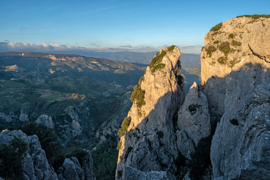 Canolo, district of Reggio Calabria, Calabria, Aspromonte, Italy, Europe, Monte Mutolo, the Towers of Canolo