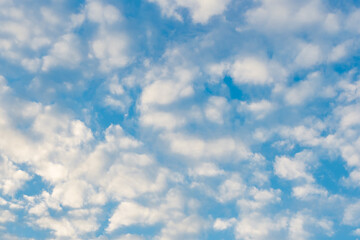 Blue sky with clouds