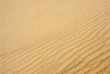 Fototapeta na wymiar Background with rippled sand