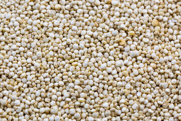 Quinoa grain background, healthy vegetarian organic food.