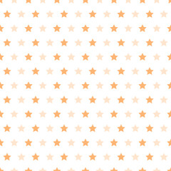 Abstract Seamless Pattern Orange Doodle Geometric Figures Background Vector