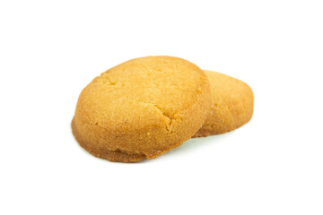 Butter Cookie on white background