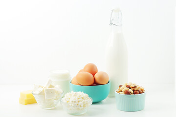 Different product, the source of protein	