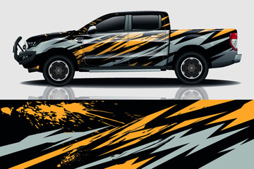 Car wrap graphic racing abstract background for wrap and vinyl sticker