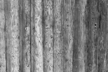 Wooden log house wall background texture