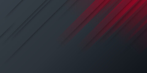 Obraz premium Abstract modern black red background. Vector illustration