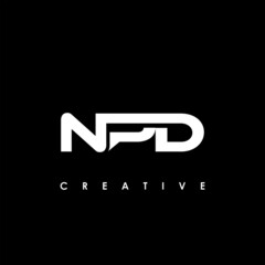 NPD Letter Initial Logo Design Template Vector Illustration