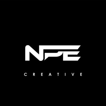 NPE Letter Initial Logo Design Template Vector Illustration