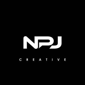 NPJ Letter Initial Logo Design Template Vector Illustration