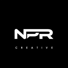 NPR Letter Initial Logo Design Template Vector Illustration
