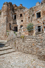 Craco, abandoned village, Matera district, Basilicata, Italy, Europe